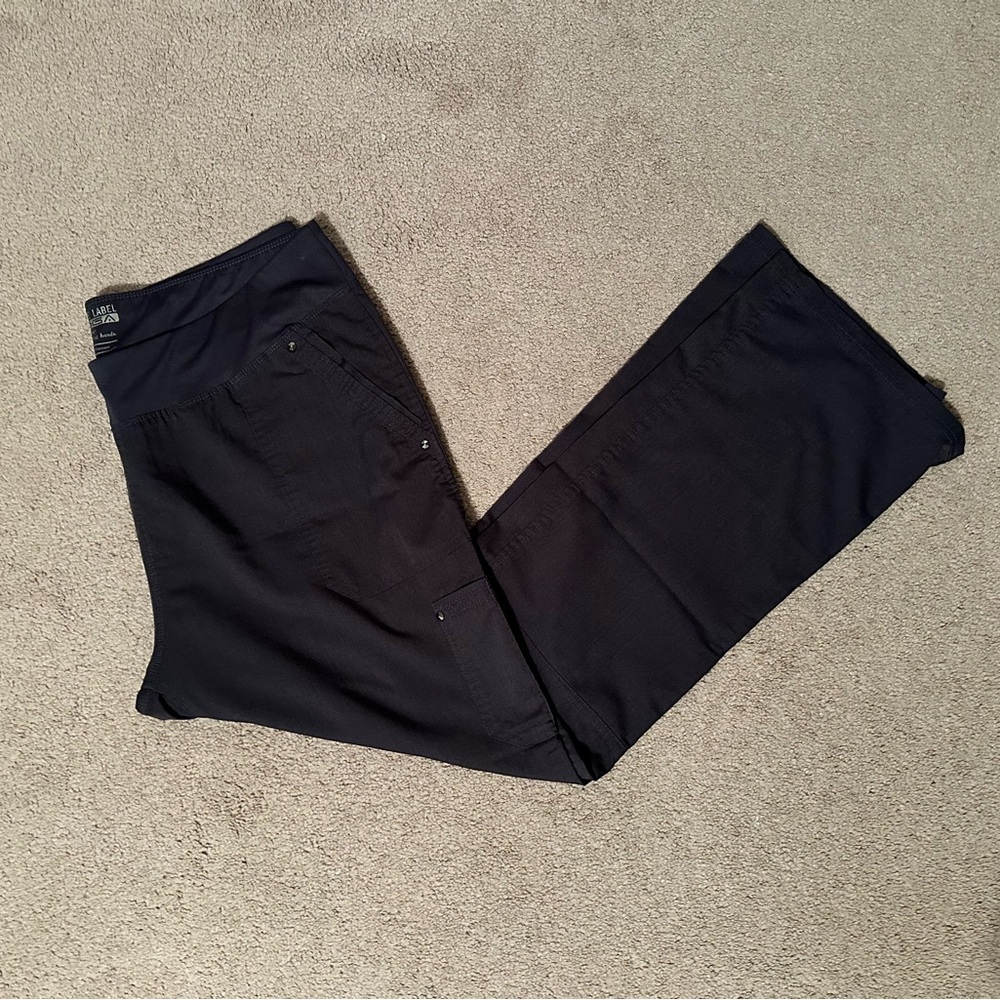 Healing Hands Gray Boot Cut Scrub Pants